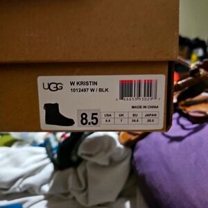 UGG Kristin Black Ankle Boots